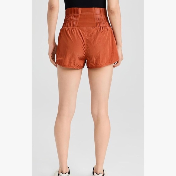 Free people Women's orange High-Waisted Shorts - Picture 2 of 11